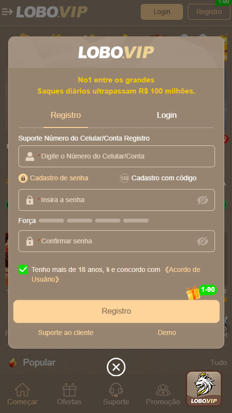 lobobet.com - protegido entrada na conta para entrar